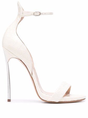 Shop Casadei Blade ankle-strap sandals with Express Delivery - FARFETCH