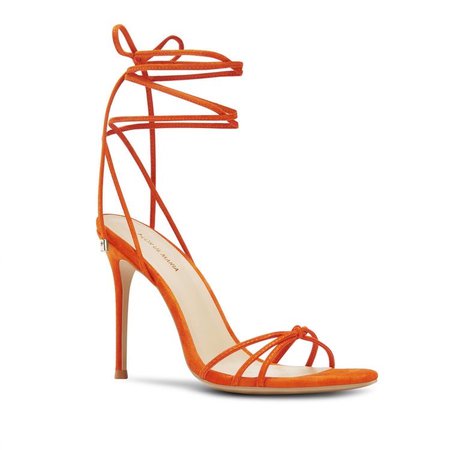 orange shoes