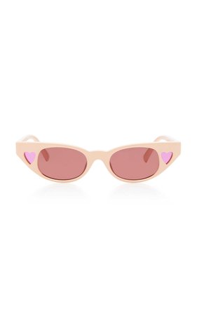 The Heartbreaker Cat-Eye Sunglasses by Adam Selman X Le Specs | Moda Operandi