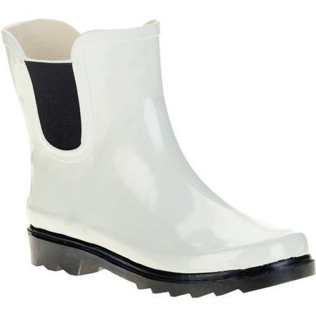 FOREVER YOUNG - Forever Young Women's Ankle Length Rain Boot - Walmart.com white