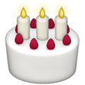 🎂 Birthday Cake Emoji (Apple)