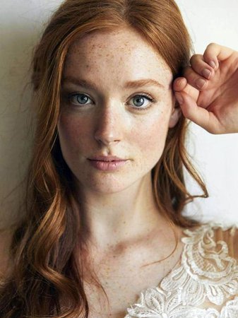 redhead model beauty