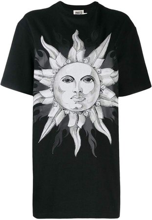 sun print T-shirt