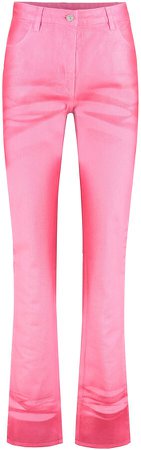 givenchy pink denim shiny polishe jeans