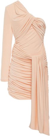 Significant Other Arta Draped One-Shoulder Mini Dress Size: 4