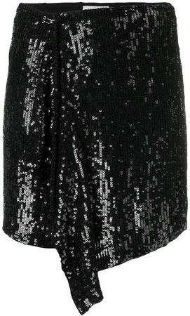 asymmetric mini skirt
