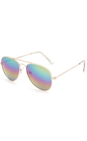 rainbow aviator sunglasses