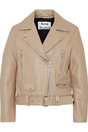 Leather biker jacket | ACNE STUDIOS | Sale up to 70% off | THE OUTNET