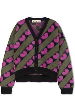 Marni | Intarsia knitted cardigan | NET-A-PORTER.COM