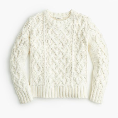 J.Crew: Kids' Cable-knit Sweater