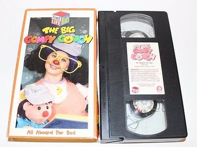 VHS TIME LIFE Kids Video The BIG COMFY COUCH All Aboard for Bed 1995 RARE - $12.75 | PicClick