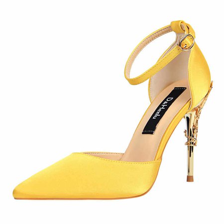 Detail Feedback Questions about Luxury Brand Women Stain Silk Sexy High Heels Pumps Designer Metal Blue Heels Gold Wedding Shoes Plus Size Female Prom shoes on Aliexpress.com | alibaba group