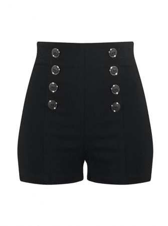 Black bootie shorts
