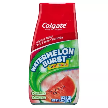 Colgate Kids Liquid Gel Fluoride Toothpaste Watermelon - 4.6oz : Target