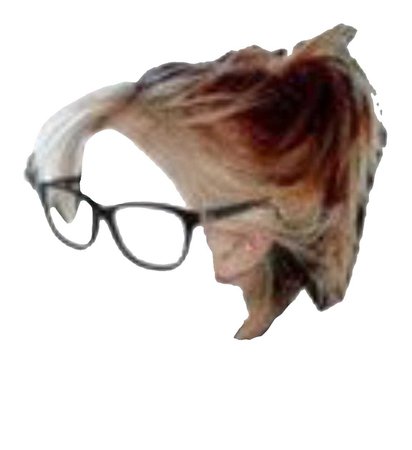 glasses n ponytail