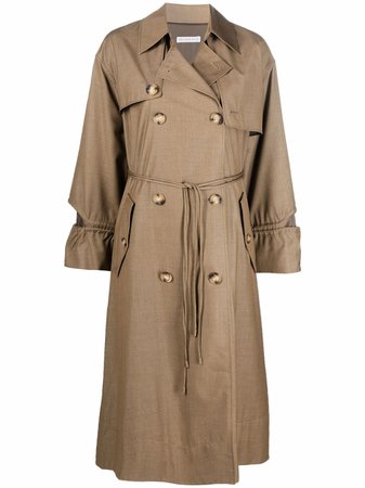 Shop Rejina Pyo double-breasted trench coat with Express Delivery - FARFETCH