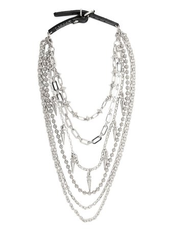 Junya Watanabe spike multi-chain buckle necklace - FARFETCH
