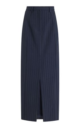 Pinstriped Maxi Pencil Skirt By Significant Other | Moda Operandi