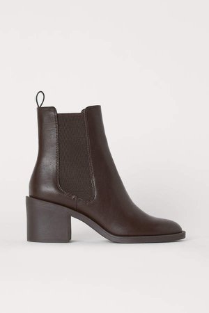 Heeled Boots - Brown