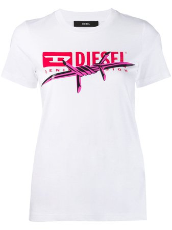 Diesel Logo Print T-Shirt | Farfetch.com