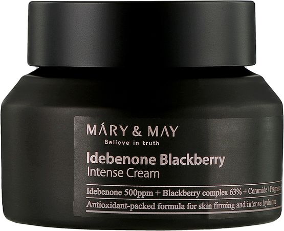 Αντιγηραντική κρέμα με ιδεβενόνη - Mary & May Idebenone Blackberry Complex Intense Cream | Makeup.gr