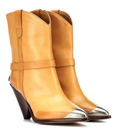 Lamsy leather boots