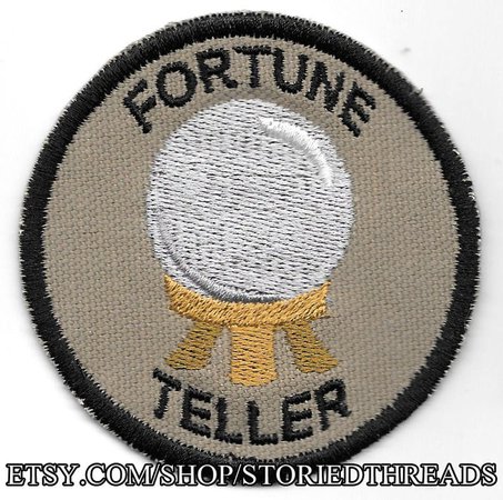 Fortune Teller Geek Merit Badge Patch | Etsy