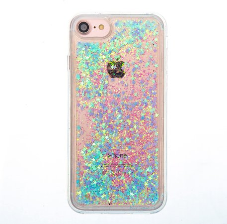 liquid glitter iphone case