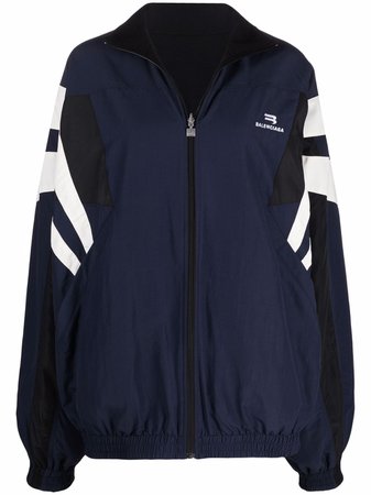 Shop Balenciaga reversible tracksuit jacket with Express Delivery - FARFETCH