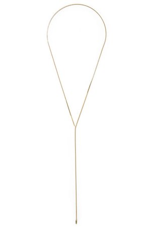 Saskia Diez | Fringe No1 gold-plated necklace | NET-A-PORTER.COM
