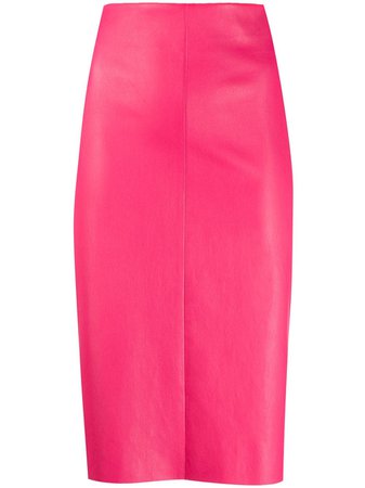 Drome Classic Pencil Skirt DPD1306D074 Pink | Farfetch