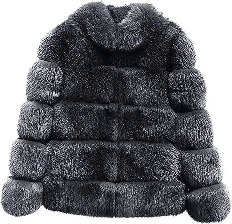 Womens Coats Winter Warm Ski Jackets Cute Fall Tops Shakets Fall Woman Shaggy Long Sleeve Jacket at Amazon Women's Coats Shop