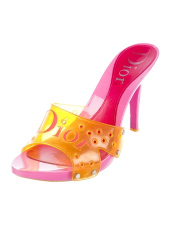 vintage hot pink dior heels