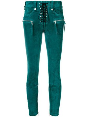 Unravel Project lace-up skinny trousers $625 - Buy Online - Mobile Friendly, Fast Delivery, Price