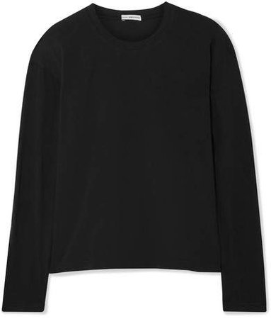 Vintage Cotton-jersey T-shirt - Black