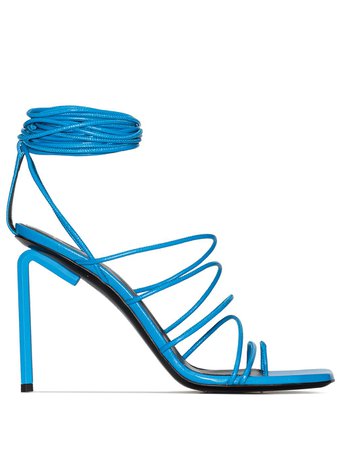 Shop Off-White Allen 115mm strappy sandals with Express Delivery - FARFETCH