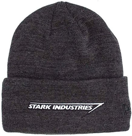 Amazon.com: Iron Man Stark Industries Expo Logo Unisex Knit Beanie Grey: Clothing