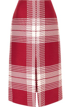 Gabriela Hearst | Checked wool-blend midi skirt | NET-A-PORTER.COM