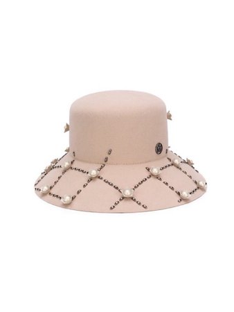 maison Michel kendall embellished hat