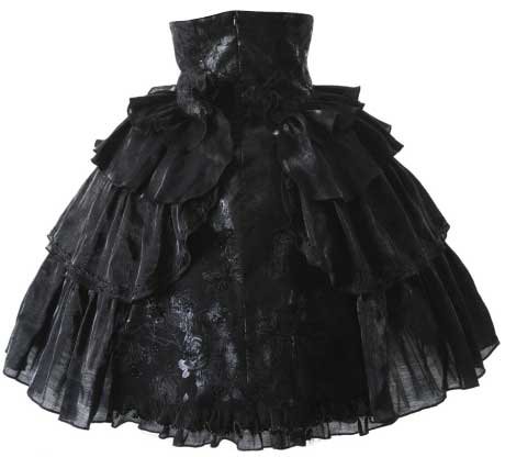 goth lolita skirt