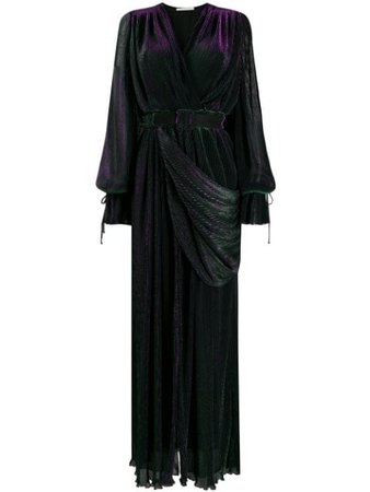 Black Marco De Vincenzo Belted Maxi Dress | Farfetch.com