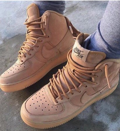 Nike Air Force Tan suedes
