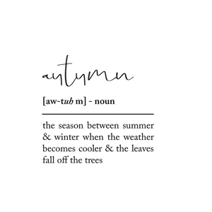Autumn Words