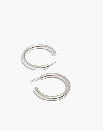 Women's Chunky Medium Hoop Earrings | Madewell