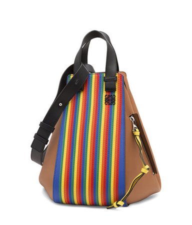 Hammock Rainbow Medium Bag Multicolor/Tan - LOEWE