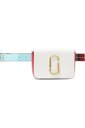 Marc Jacobs | The Hip Shot convertible color-block textured-leather belt bag | NET-A-PORTER.COM
