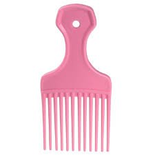 afro comb pink - Google Search