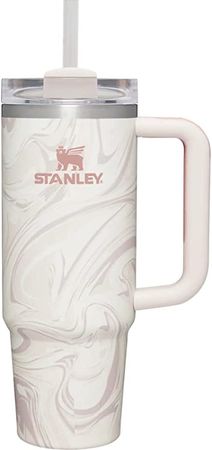 Amazon.com | Stanley 30 oz. Quencher H2.0 FlowState Tumbler, Rose Quartz Swirl: Tumblers & Water Glasses