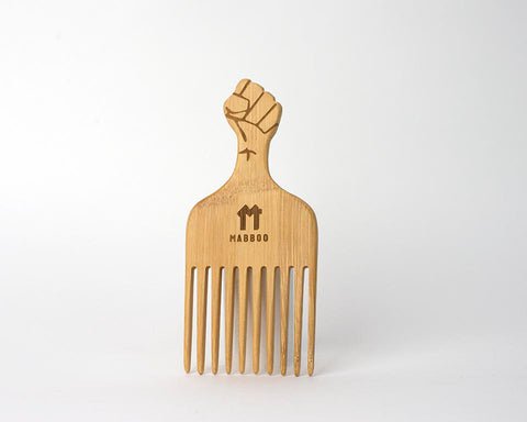 Bamboo Afro Pick Comb