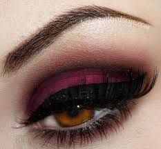 wine color eye makeup - Google Search